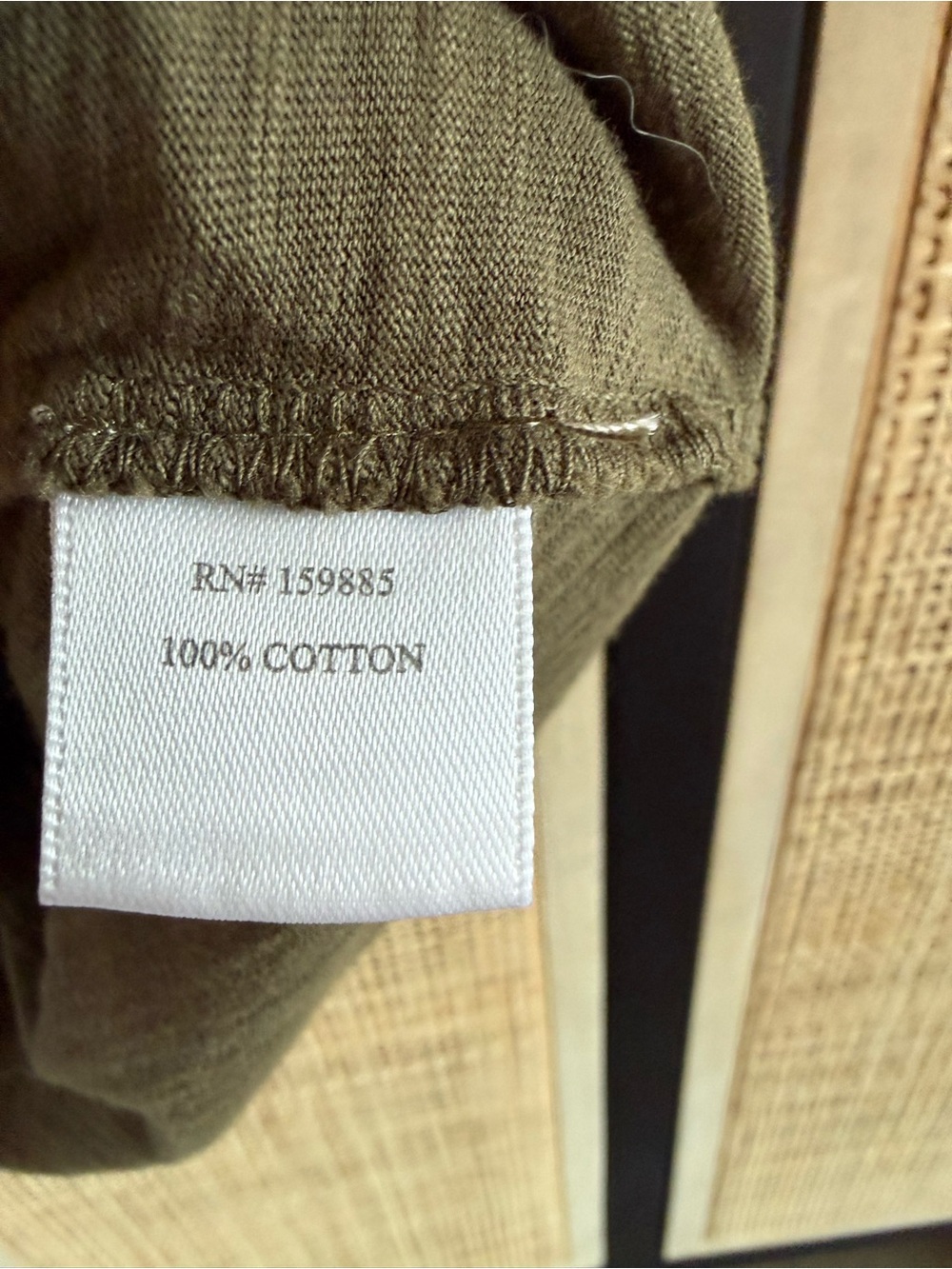 bobi Olive Utility Short-Sleeve V-Neck Tee - Picture 9 of 9